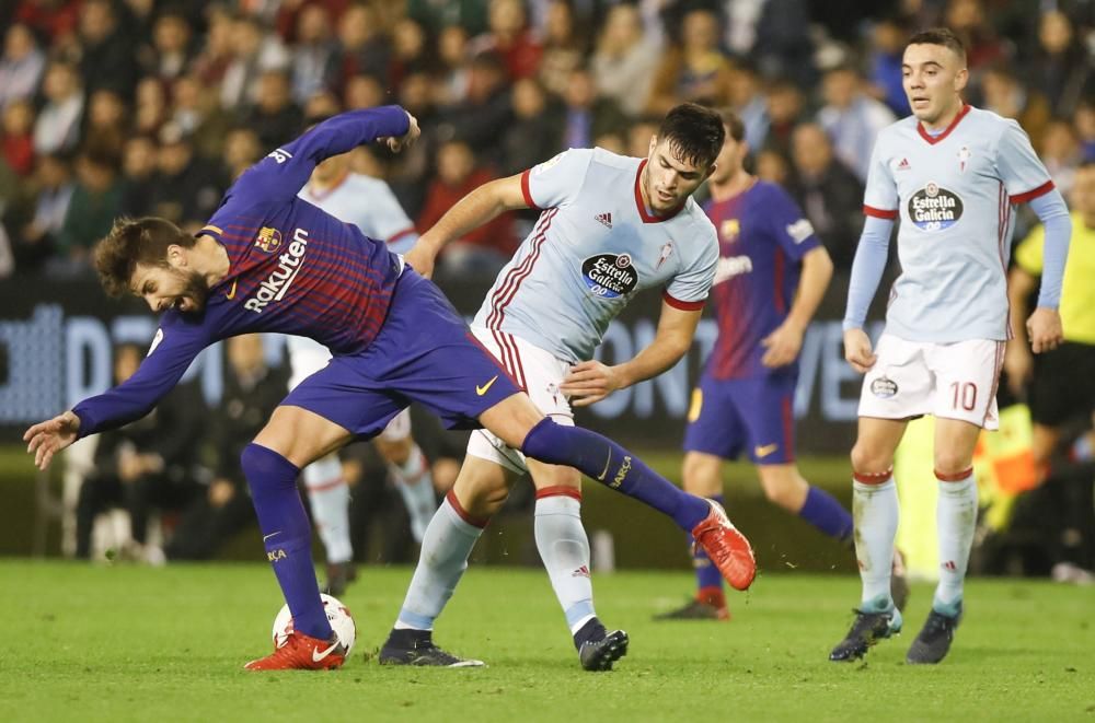 Las mejores imágenes del partido disputado hoy en Balaídos entre el Celta y el Barça
