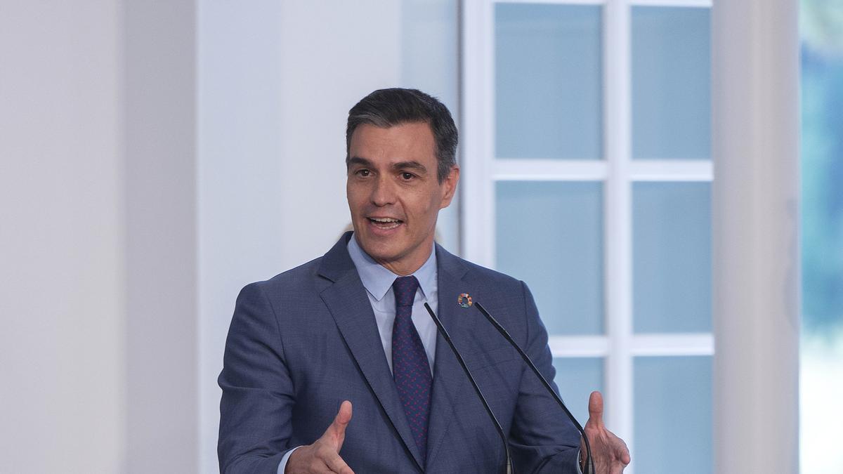 El presidente del Gobierno, Pedro Sánchez