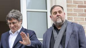 Puigdemont i Junqueras pacten espais de treball "compartits"