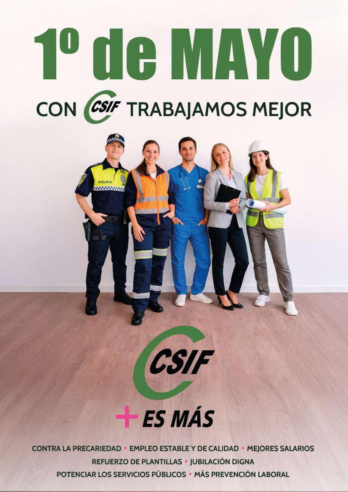 Cartel de CSIF Córdoba.