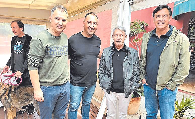 Rafael Moreno, David Romero, Tomeu Salvá y Javier Solá.