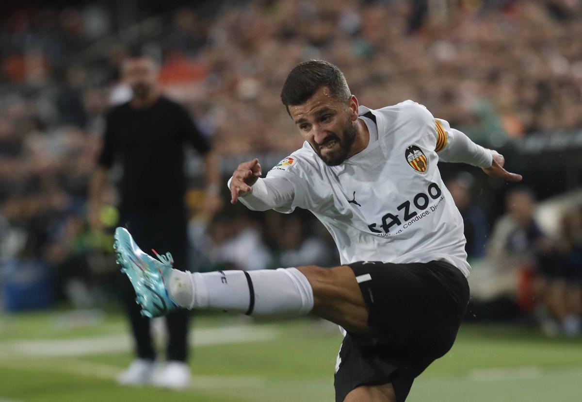 Valencia. Partido de liga Valencia CF - Real Betis Balompie