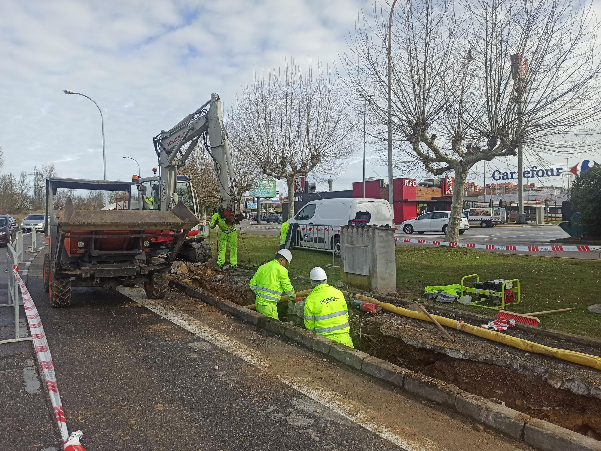 Así es la ilusionante obra de la senda peatonal y ciclista entre Lugones y La Fresneda: "Es la leche"