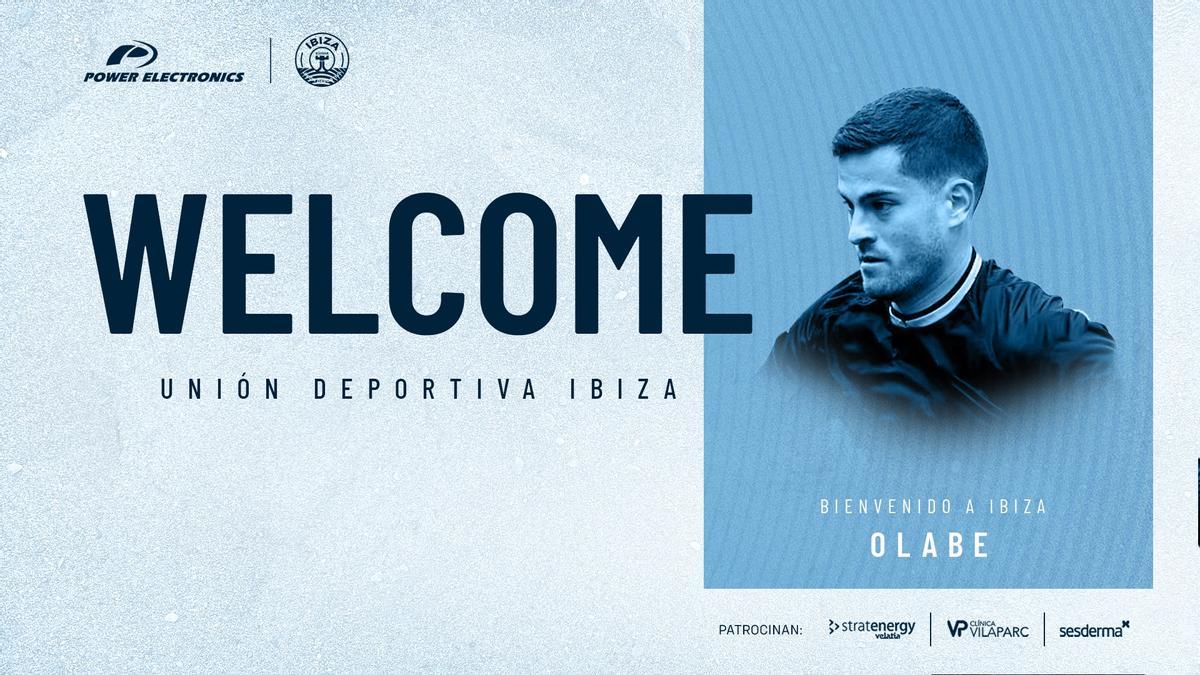 Bienvenida a Olabe como nuevo jugador de la UD Ibiza.