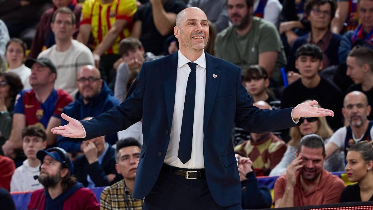 Joan Peñarroya recibió elogios de Sergio Scariolo tras la eliminación del Barça en el playoff de la Euroliga