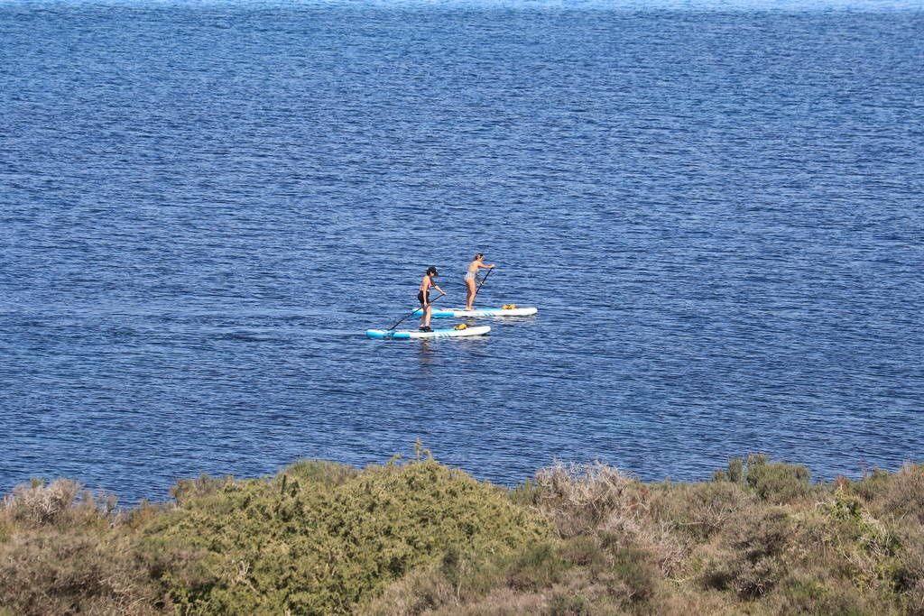 Así estaban hoy Cabo de Palos y La Manga