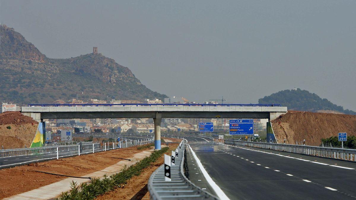 Autovía A-7 entre Sagunt y Almenara en una imagen de archivo.