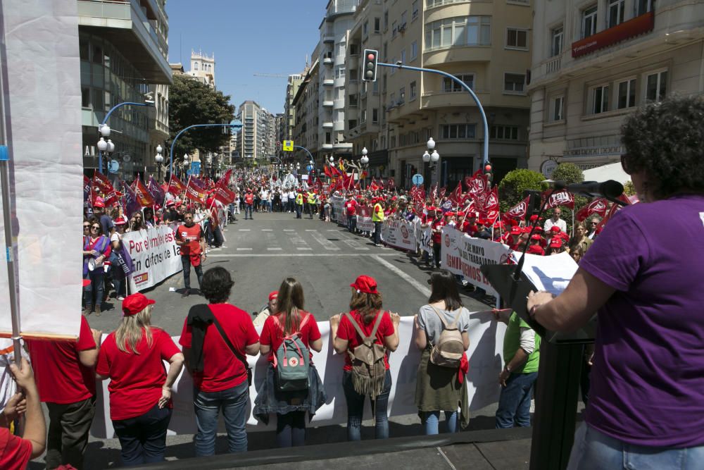 Manifestación del 1 de mayo en Alicante