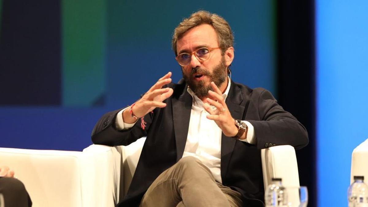 Aitor Moll, en el Congreso Mundial de Medios de Comunicación.