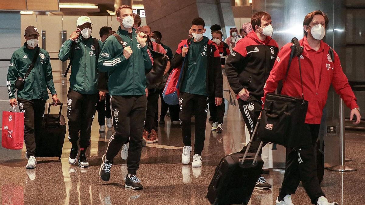 El Bayern tuvo demoras en el aeropuerto