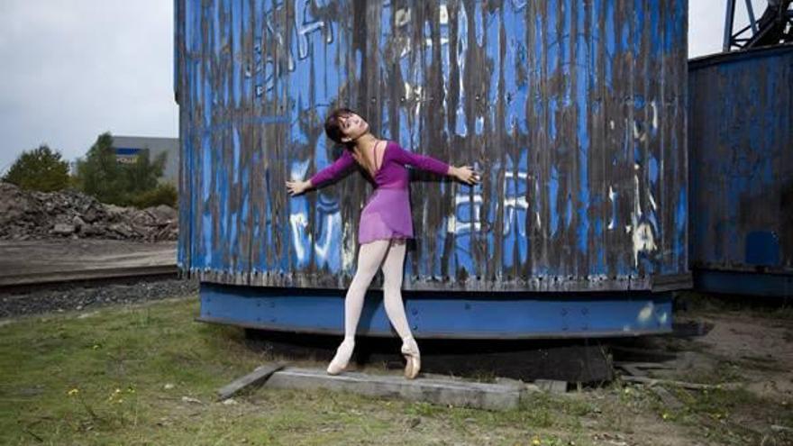 La bailarina murciana, en una foto de promoción del Ballet Juvenil de Alemania.