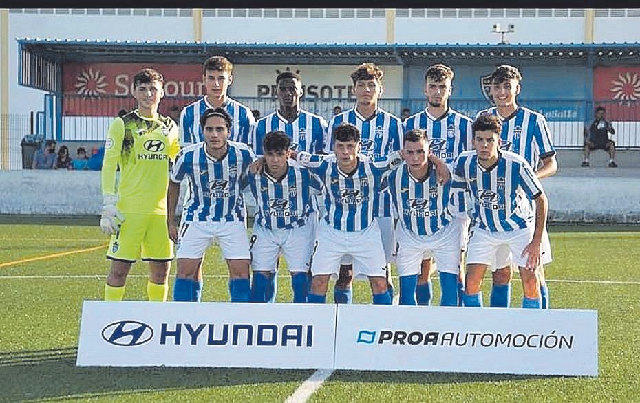 Equipo del Atlético Baleares juvenil, que fue semifinalista.