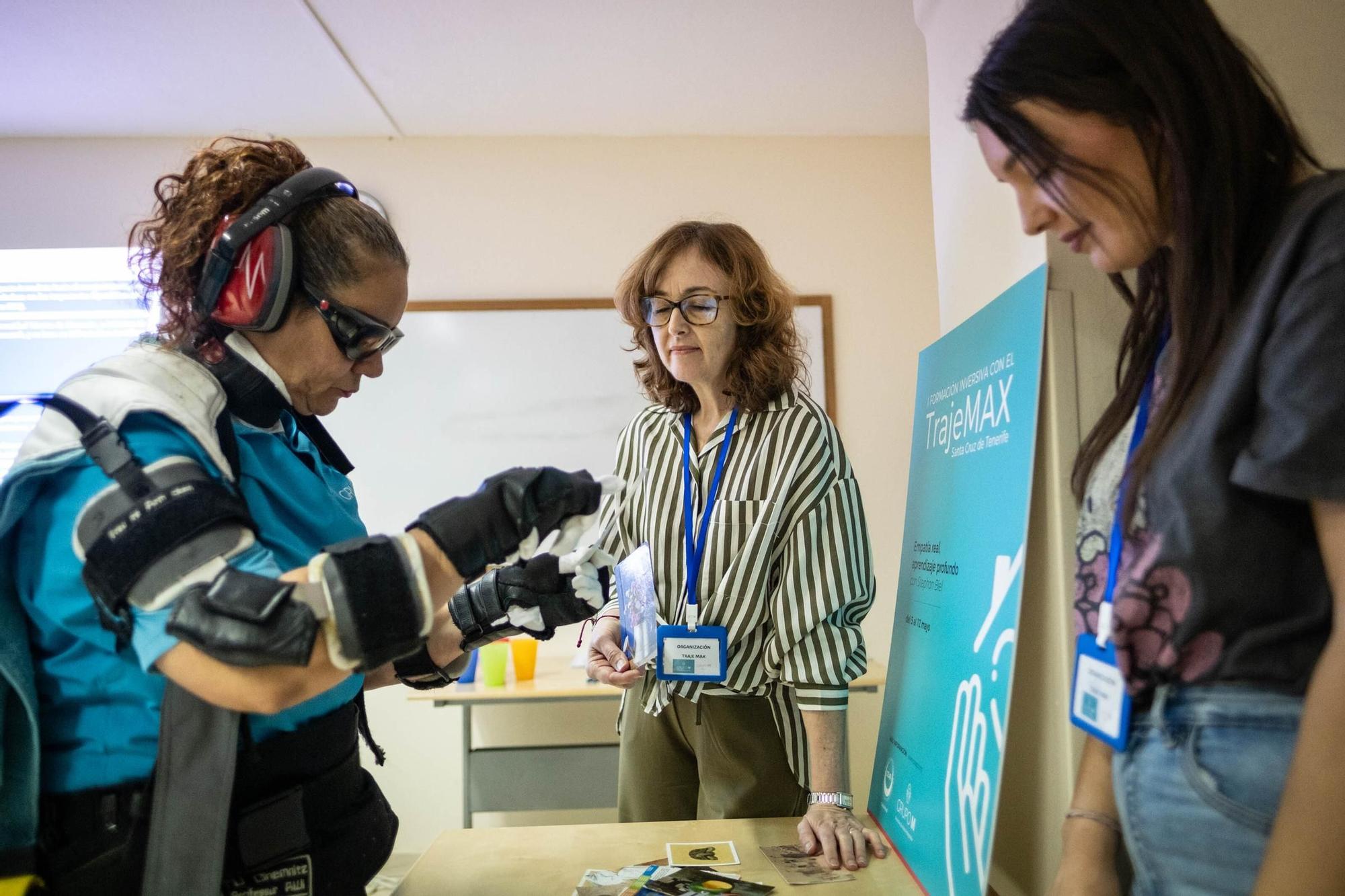 Traje Max, el traje que simula el envejecimiento