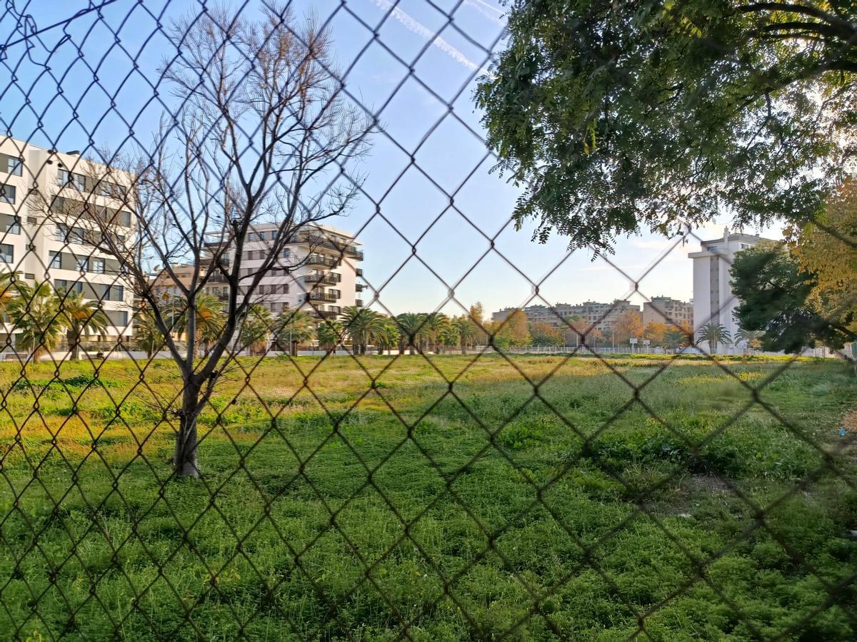 Otra perspectiva del solar elegido por el Ayuntamiento.