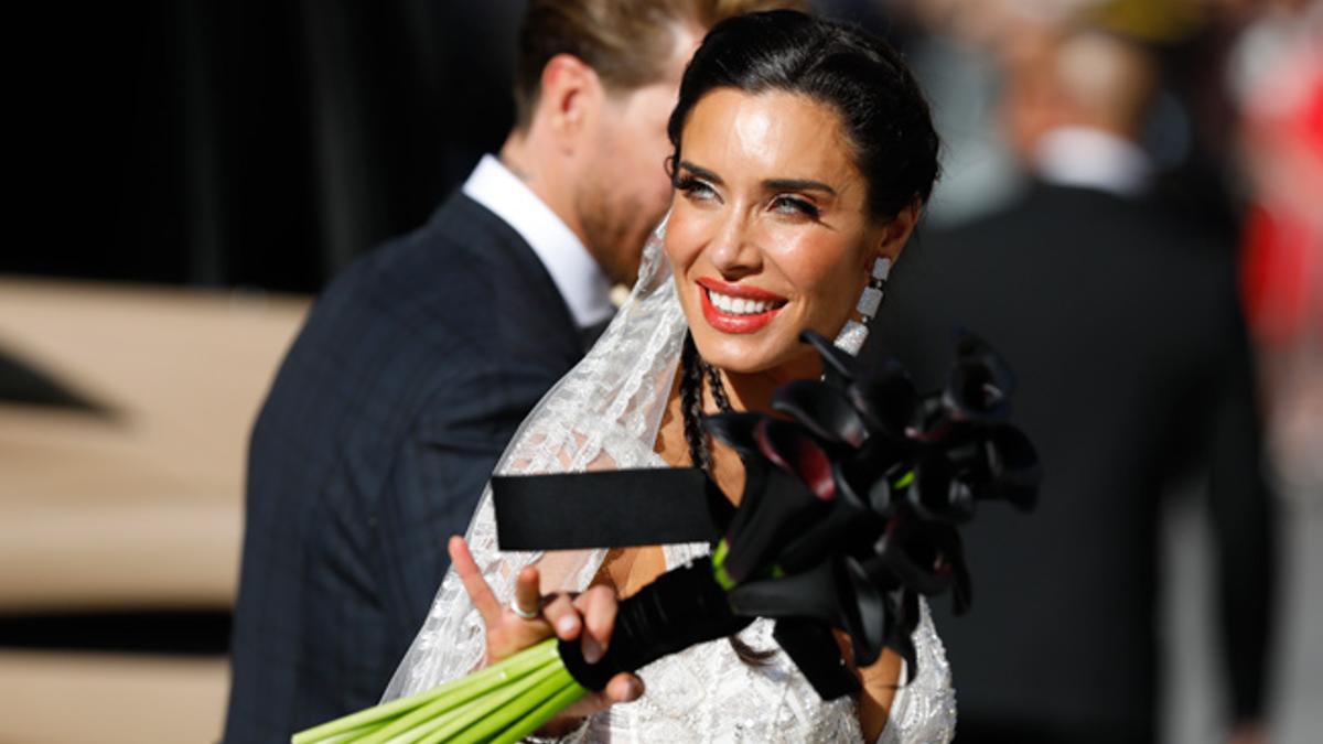 Pilar Rubio y Sergio Ramos, en el día de su boda