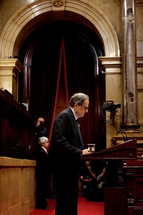 Ple d'investidura de Quim Torra