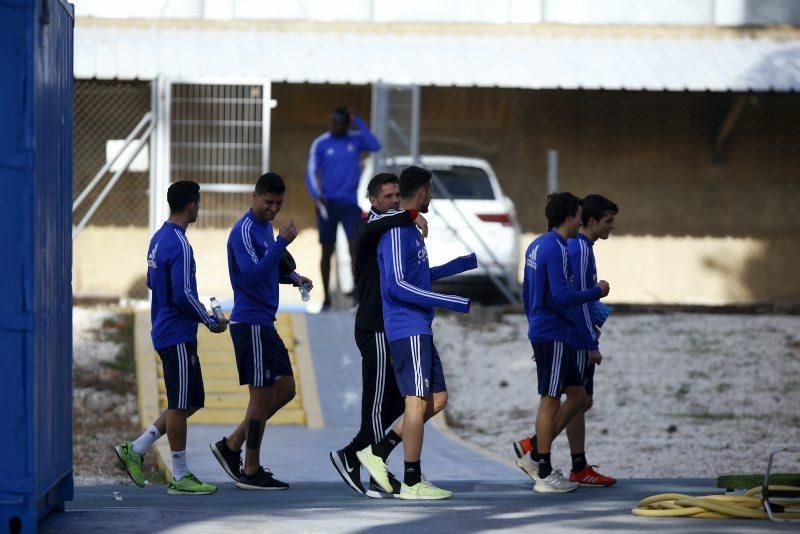 Entrenamiento del Real Zaragoza el 30 de enero