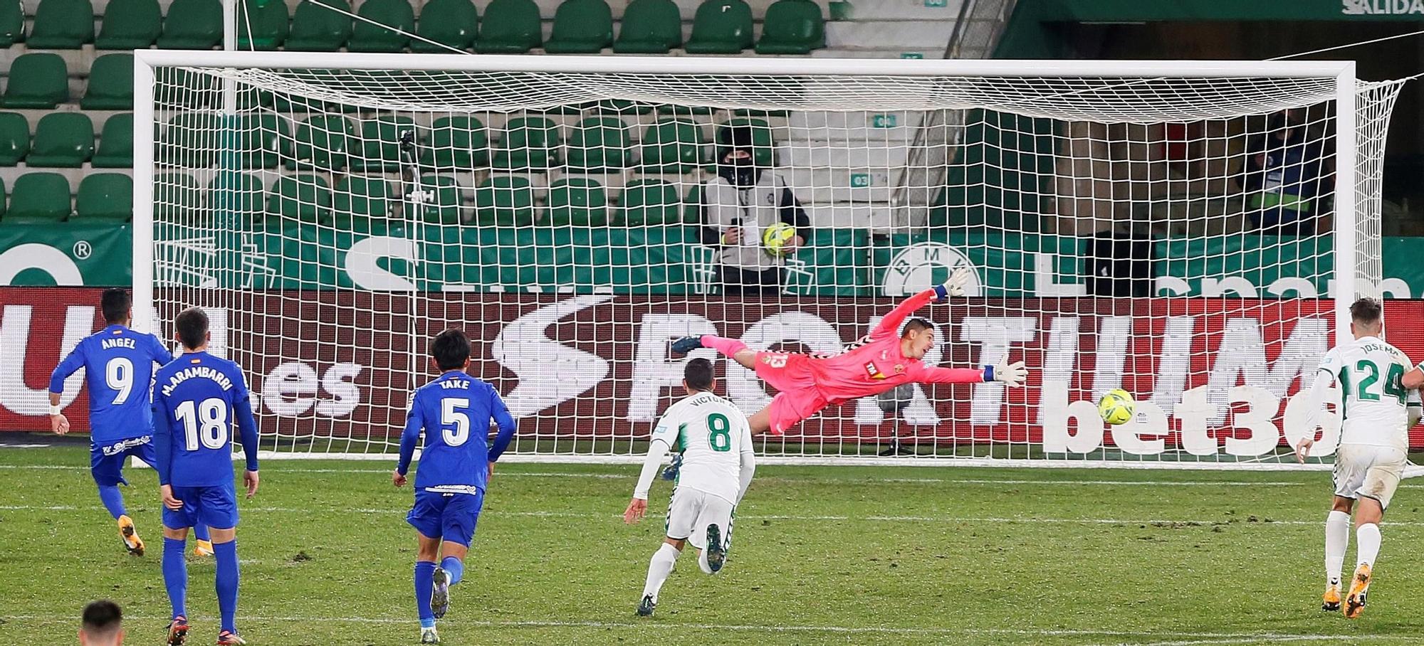 Elche 1 - Getafe 3: El Elche se desangra