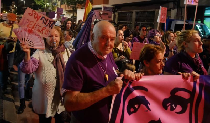 Manifestación contra la violencia machista