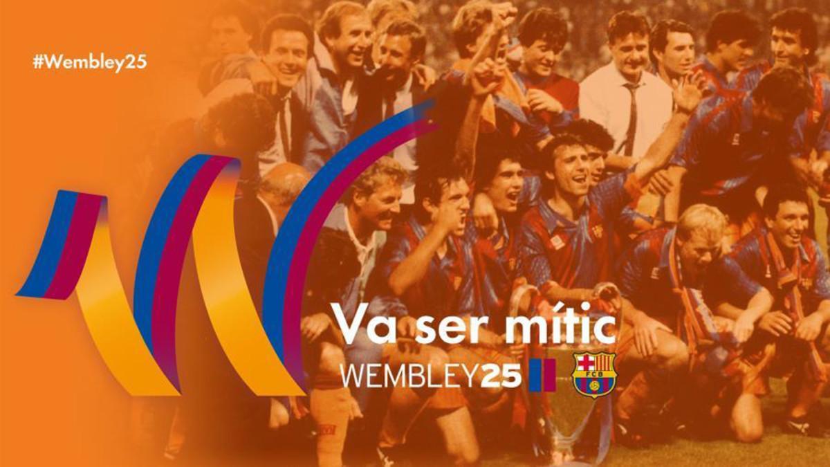 Imagen de la campaña para pedir a los aficionados que compartan sus recuerdos de Wembley 1992
