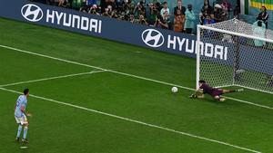 Busquets falló el penalti lanzado ante Marruecos