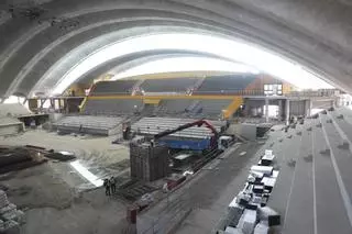 VIDEO: La impresionante transformación del Palacio de los Deportes de Oviedo