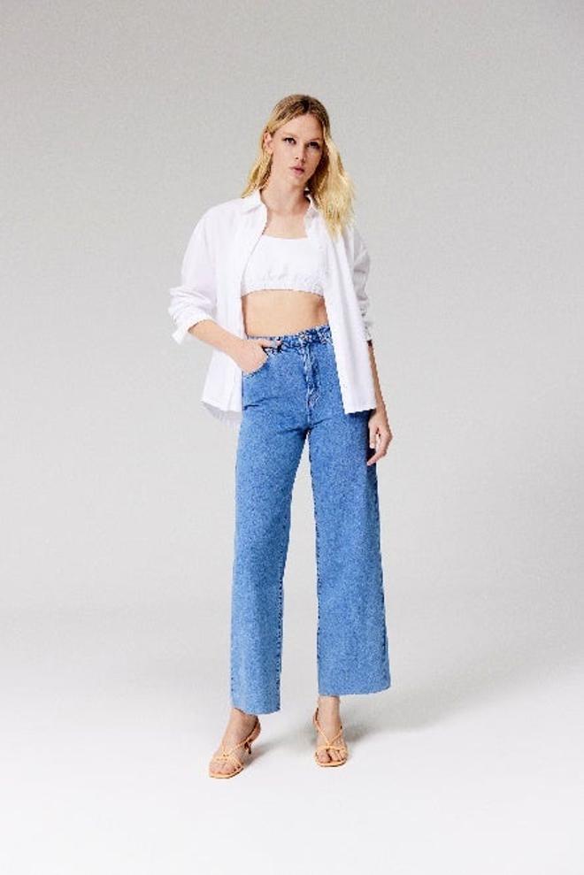 Jeans Wide Leg, de Lefties (17,99 euros)