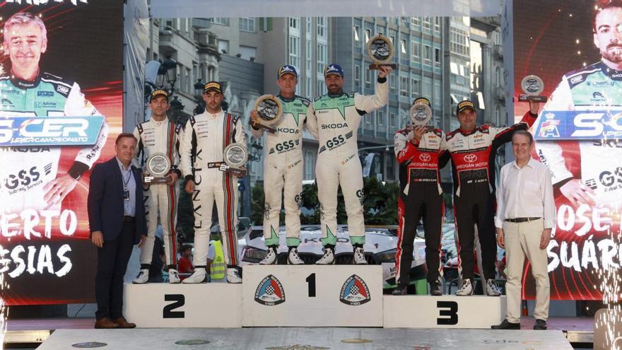 Cuarto Rally Rías Baixas para «Cohete» Suárez