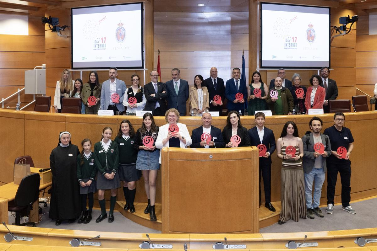 Imagen de los premiados.