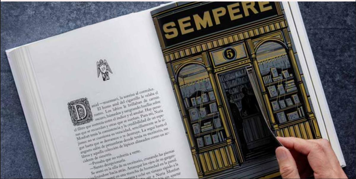 Detalle de la edición especial ilustrada por Pedro Oyarbide