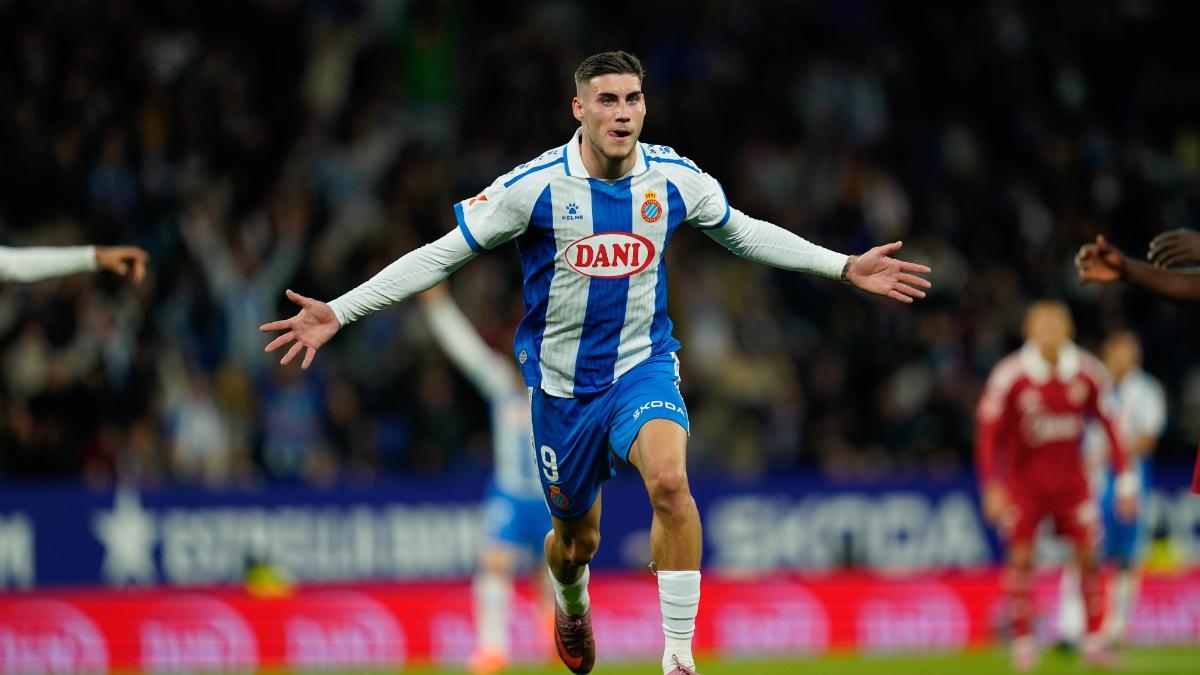 Roberto Fernández, delantero del RCD Espanyol