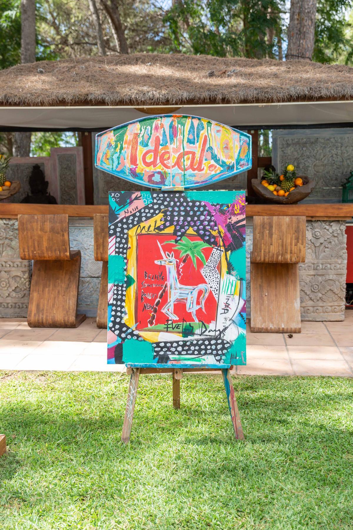 La actriz Macarena Gómez y su marido el pintor Aldo Comas, una pareja con mucho arte