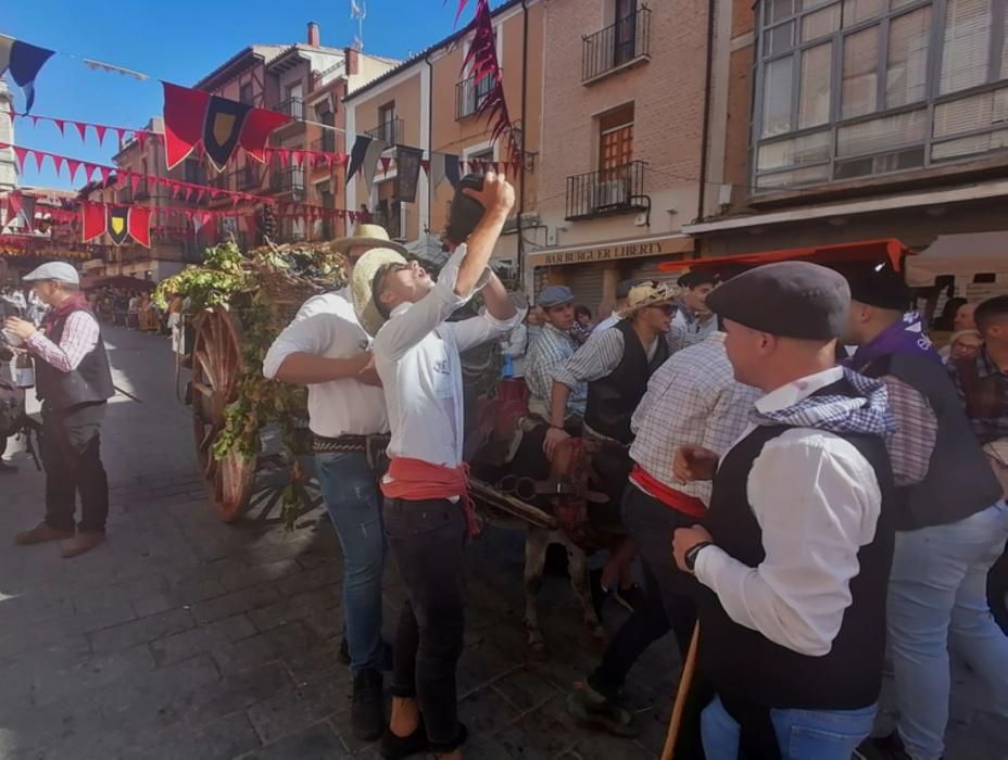 El desfile de carros de Toro, colofón de la Fiesta de la Vendimia