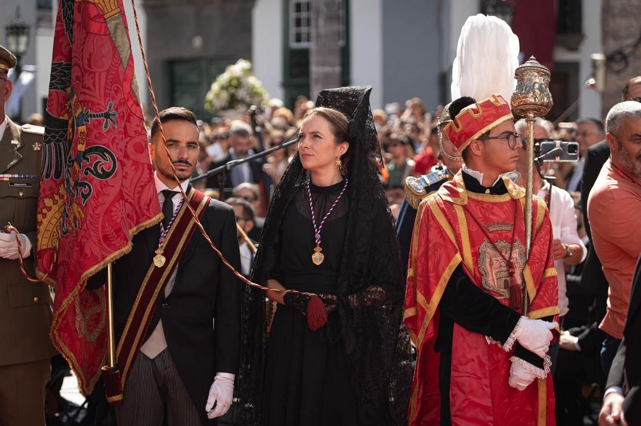 Bajada de la Virgen de las Nieves, en imágenes