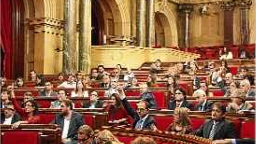 El Parlament de Catalunya, en una de les seves sessions.