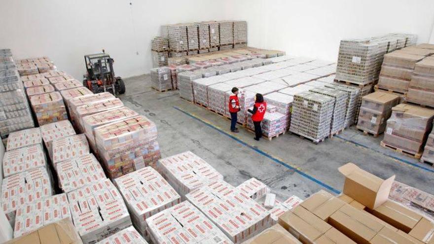 Cruz Roja entrega más de 734.000 kilos de alimentos