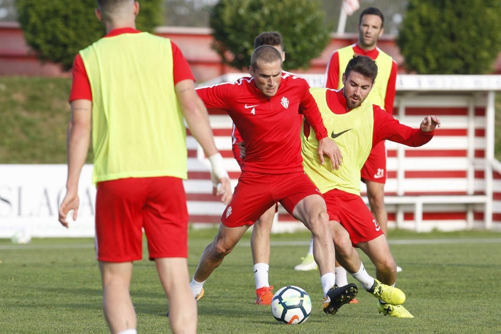 Entrenamiento del Sporting