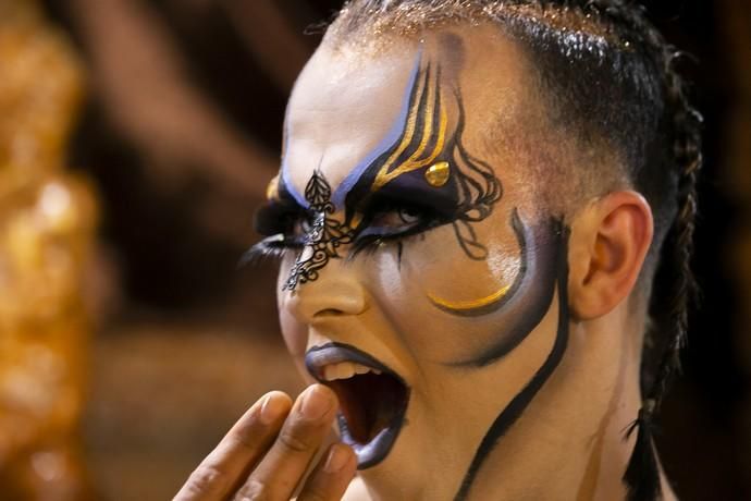 02.03.19. Las Palmas de Gran Canaria. Carnaval 2019. Carnaval 2019. Backstage Preselección Drag. Foto Quique Curbelo