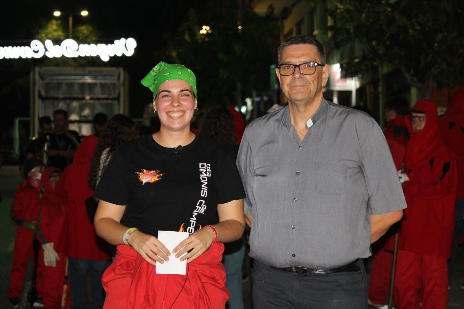 Multitudinario correfoc en las fiestas de El Campello
