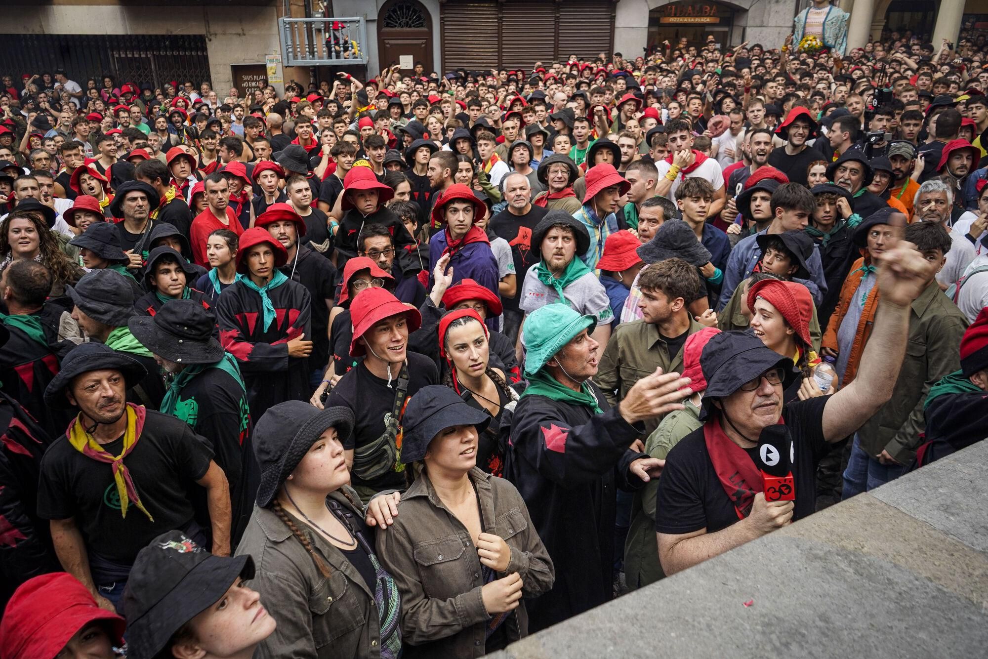 Així s'ha viscut el passacarrers de Patum de dissabte