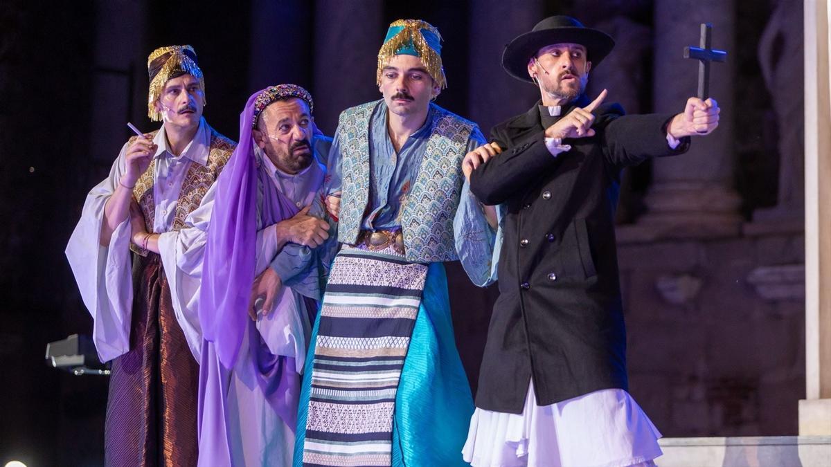 Un momento de 'La comedia de los errores' que llega esta semana al Teatre Goya.