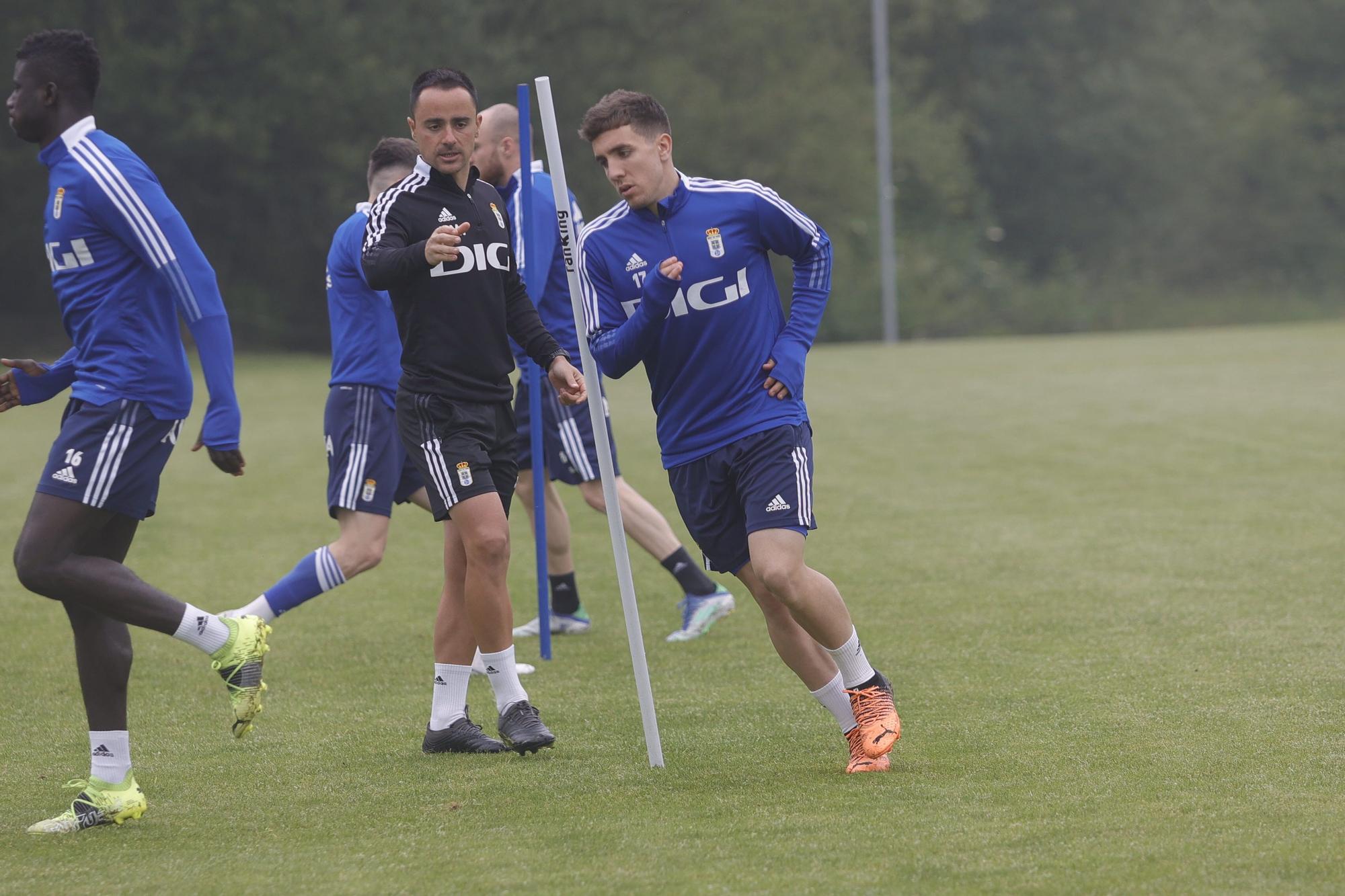 Las imágenes del entrenamiento del Oviedo