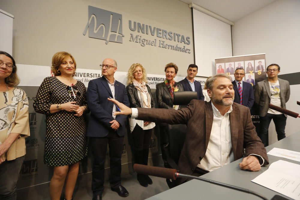 Primer acto del nuevo rector de la UMH