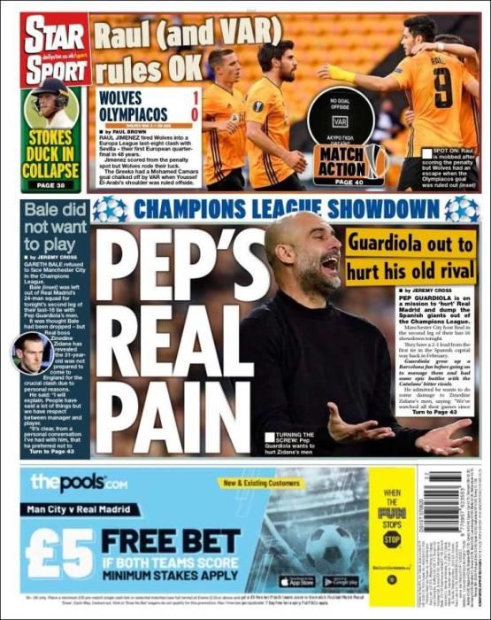 Portada STAR SPORT viernes 7 agosto 2020