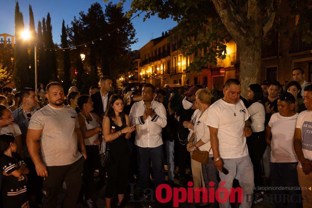 Homenaje a los cuatro fallecidos de Caravaca en el incendio de las discotecas de Murcia