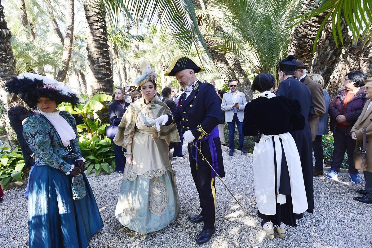 Recreación historica de la visita de la Emperatriz Sisi al Huerto del Cura