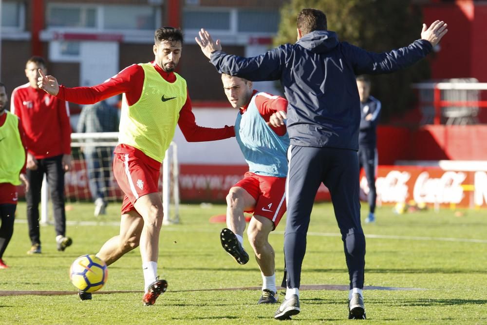 Entrenamiento del Sporting