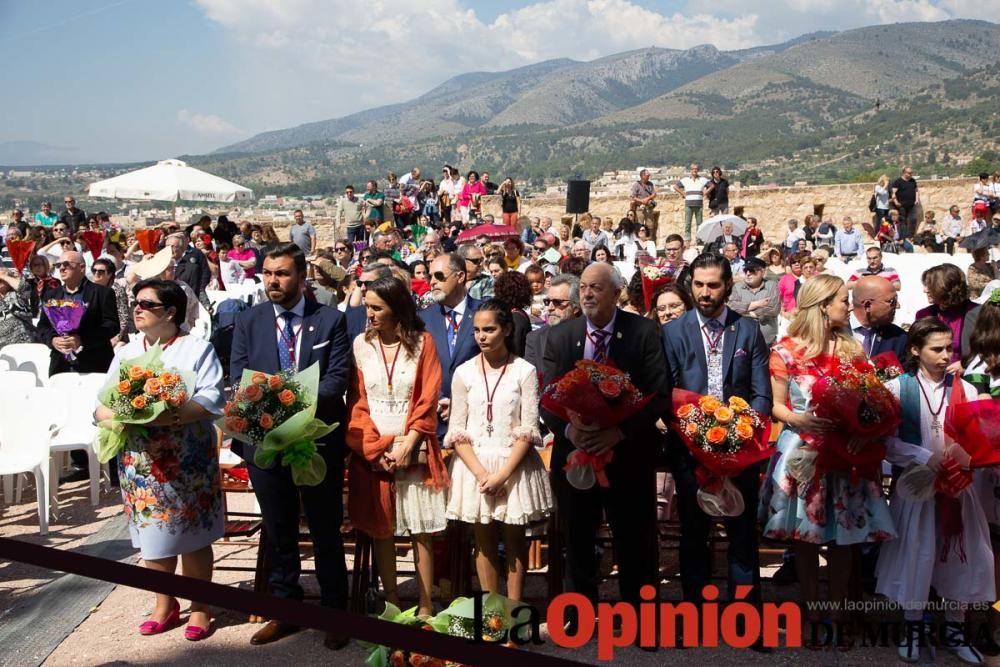 Ofrenda de flores en Caravaca