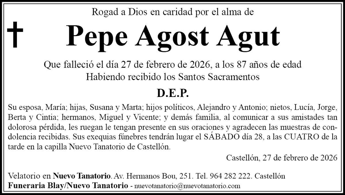 Pepe Agost Agut