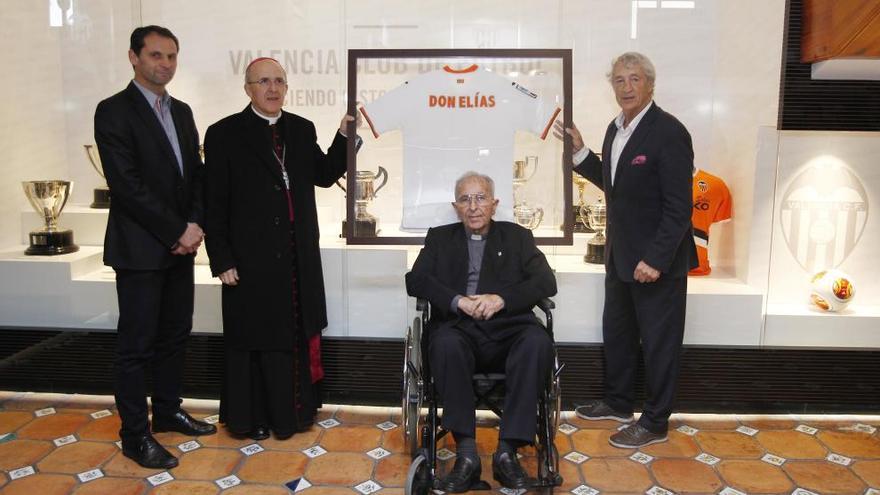 Llagaria, durante el homenaje del VCF